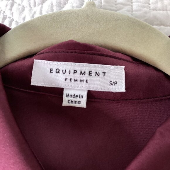 Equipment Essential Striped Colorblock Blouse Size S - Picture 5 of 14